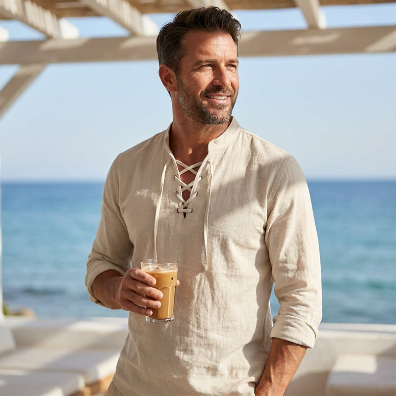 🔥Offre à durée limitée - Chemise unie décontractée pour homme