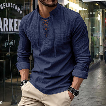 🔥Offre à durée limitée - Chemise unie décontractée pour homme