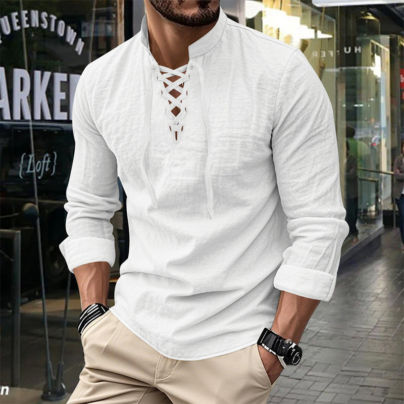 🔥Offre à durée limitée - Chemise unie décontractée pour homme