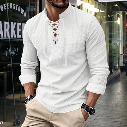 🔥Offre à durée limitée - Chemise unie décontractée pour homme