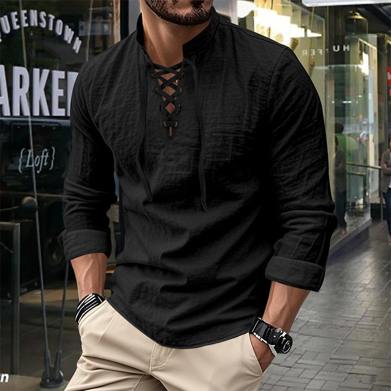 🔥Offre à durée limitée - Chemise unie décontractée pour homme