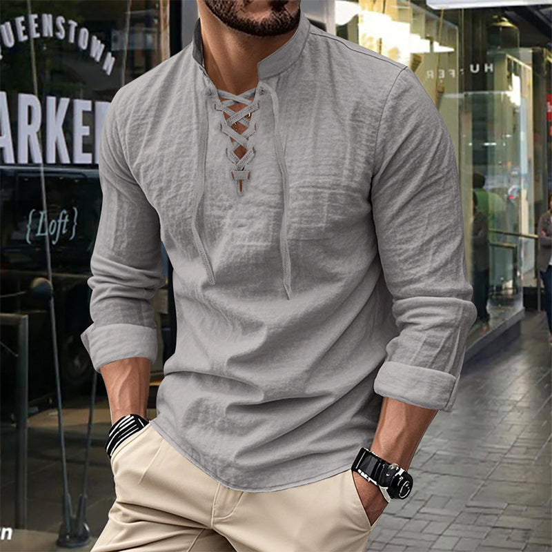 🔥Offre à durée limitée - Chemise unie décontractée pour homme