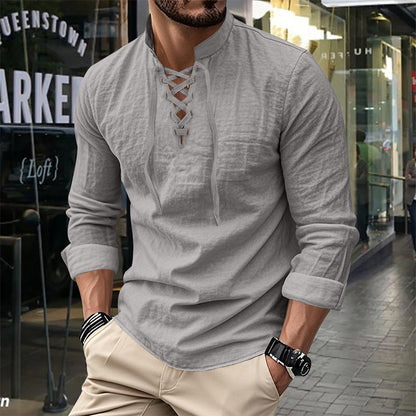 🔥Offre à durée limitée - Chemise unie décontractée pour homme