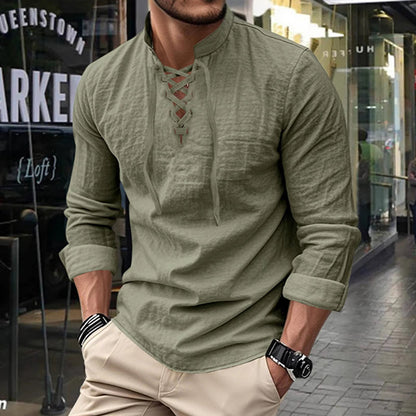 🔥Offre à durée limitée - Chemise unie décontractée pour homme