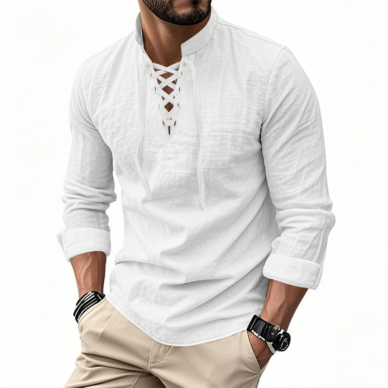 🔥Offre à durée limitée - Chemise unie décontractée pour homme