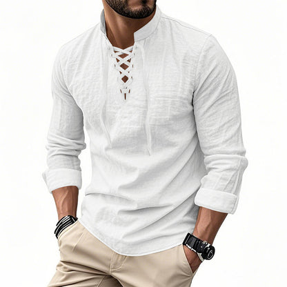 🔥Offre à durée limitée - Chemise unie décontractée pour homme