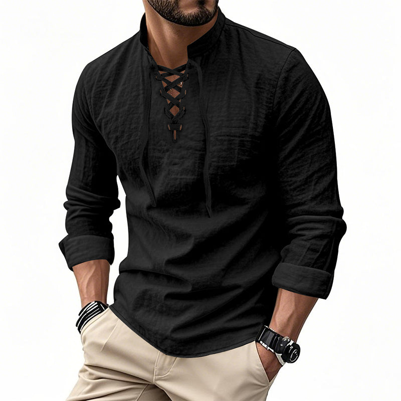 🔥Offre à durée limitée - Chemise unie décontractée pour homme