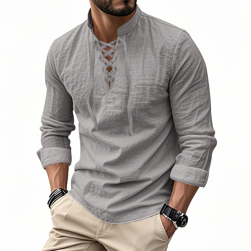 🔥Offre à durée limitée - Chemise unie décontractée pour homme