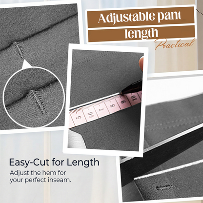 🔥Nouveauté 2026 — 60 % DE RÉDUCTION ! ✨ Pantalon évasé stretch taille haute pour femme — Design gainant, longueur ajustable ! 👖💫