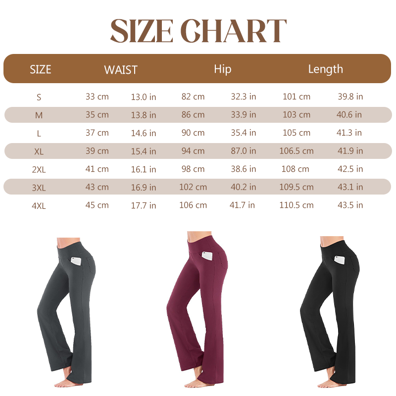 🔥Nouveauté 2026 — 60 % DE RÉDUCTION ! ✨ Pantalon évasé stretch taille haute pour femme — Design gainant, longueur ajustable ! 👖💫