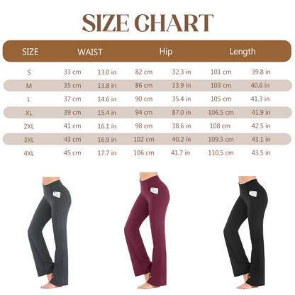 🔥Nouveauté 2026 — 60 % DE RÉDUCTION ! ✨ Pantalon évasé stretch taille haute pour femme — Design gainant, longueur ajustable ! 👖💫