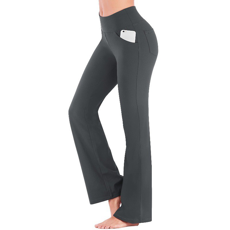 🔥Nouveauté 2026 — 60 % DE RÉDUCTION ! ✨ Pantalon évasé stretch taille haute pour femme — Design gainant, longueur ajustable ! 👖💫