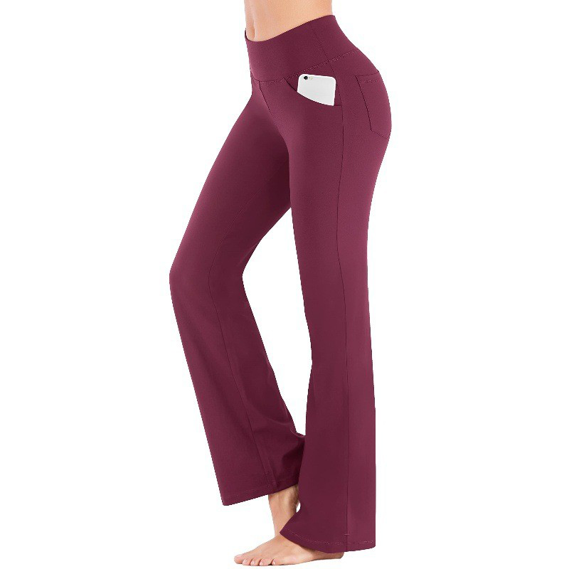 🔥Nouveauté 2026 — 60 % DE RÉDUCTION ! ✨ Pantalon évasé stretch taille haute pour femme — Design gainant, longueur ajustable ! 👖💫