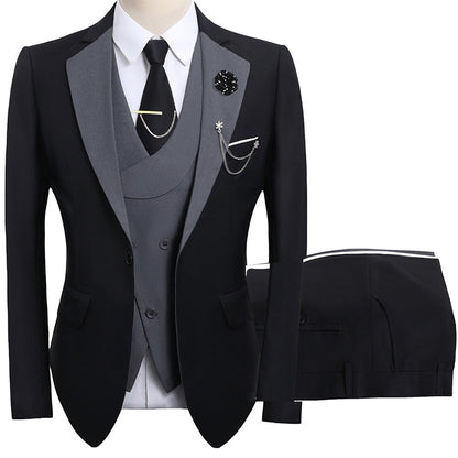 💎 50% DE RÉDUCTION ! 💎 Costume de Mariage Moderne aux Couleurs Contrastées – Coupe Slim, Ensemble 3 Pièces & Tissu Haute Qualité 💍