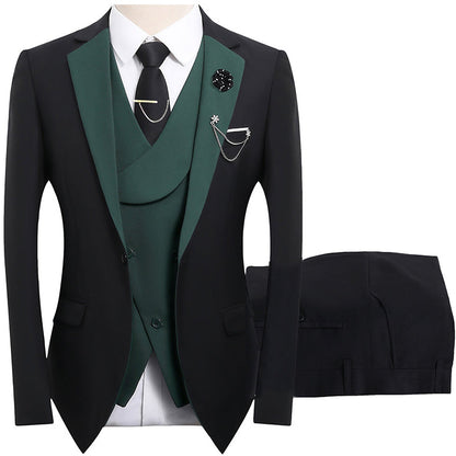 💎 50% DE RÉDUCTION ! 💎 Costume de Mariage Moderne aux Couleurs Contrastées – Coupe Slim, Ensemble 3 Pièces & Tissu Haute Qualité 💍
