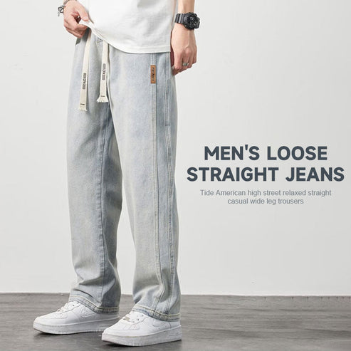 📢📢60 % de réduction !! ⏰Jeans droits amples pour hommes
