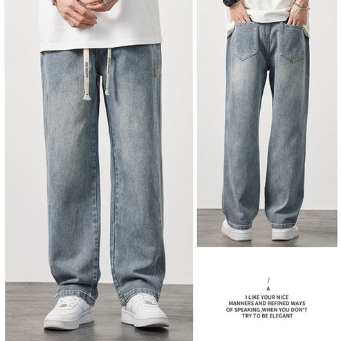 📢📢60 % de réduction !! ⏰Jeans droits amples pour hommes