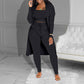 💎 60% DE RÉDUCTION ! 💎 Incontournable 2026 – Ensemble Maille 3 Pièces Coordonné : Débardeur, Cardigan & Pantalon Ajusté 🧥