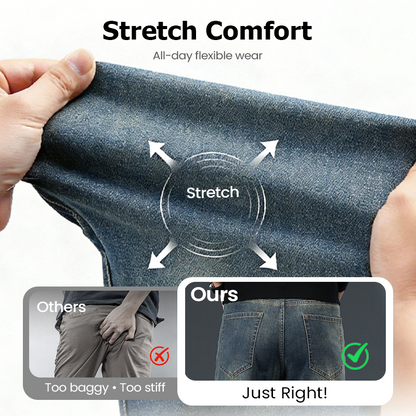 👖NOUVEAUTÉ - 60 % DE RÉDUCTION 🔥🥳 PLUS DE 50 000 VENDUS ! 💥Jean stretch coupe droite pour homme