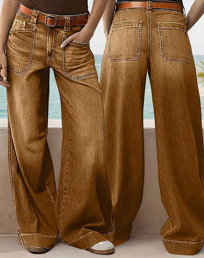 👖🔥 Tendance 2026 | Jean Taille Haute Jambe Large | Flatteur pour Toutes 📈【-60%｜50K+ Vendus】