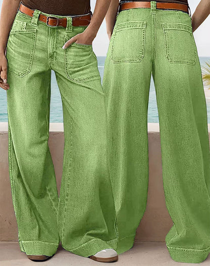👖🔥 Tendance 2026 | Jean Taille Haute Jambe Large | Flatteur pour Toutes 📈【-60%｜50K+ Vendus】
