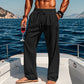 👖 PROMO LIMITÉE 50% DE RÉDUCTION ! ✨ Pantalon Lin pour Homme – Ample, Respirant, Ceinture Réglable ✨