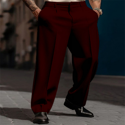 👖 60% DE RÉDUCTION ! ✨ Pantalon Ample à Pinces Décontracté pour Homme – Coupe Élégante, Confortable & Look Polyvalent 🔷