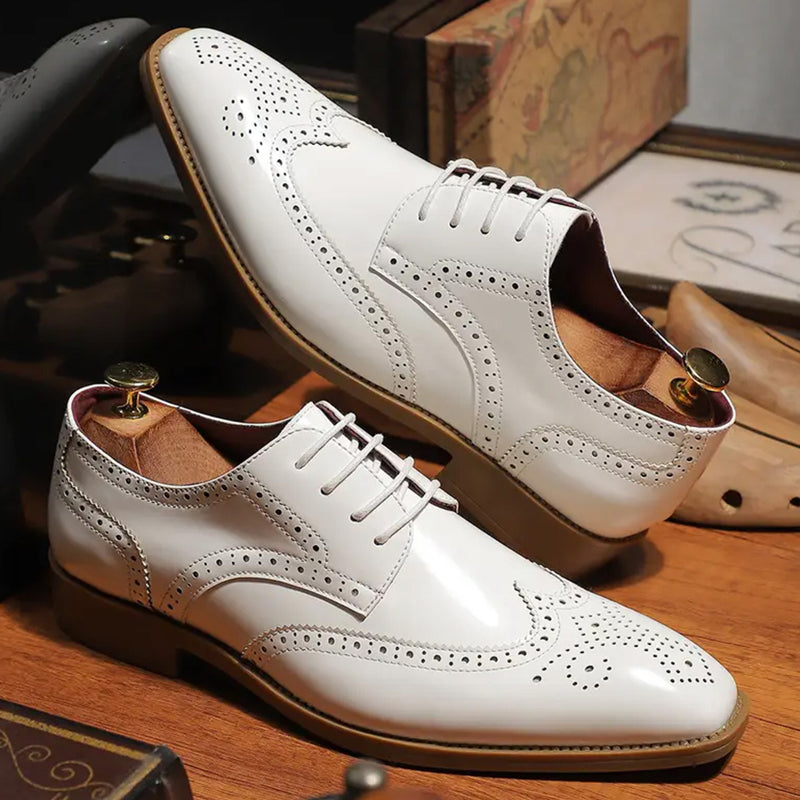 Chaussures Oxford classiques à bout golf pour homme