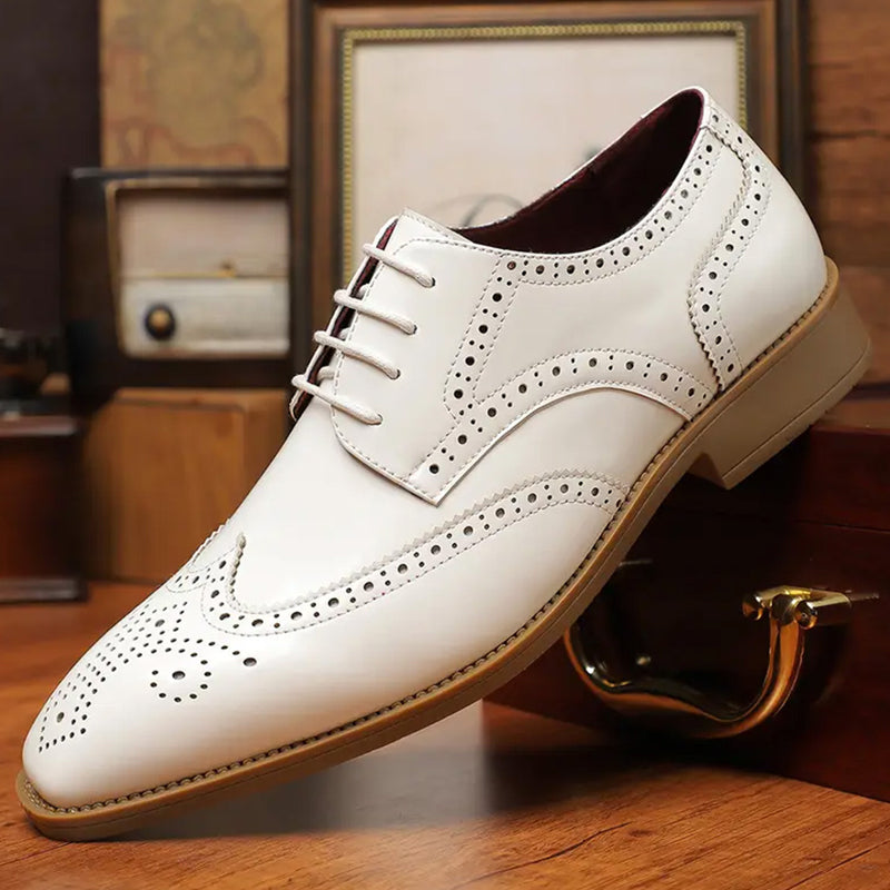 Chaussures Oxford classiques à bout golf pour homme