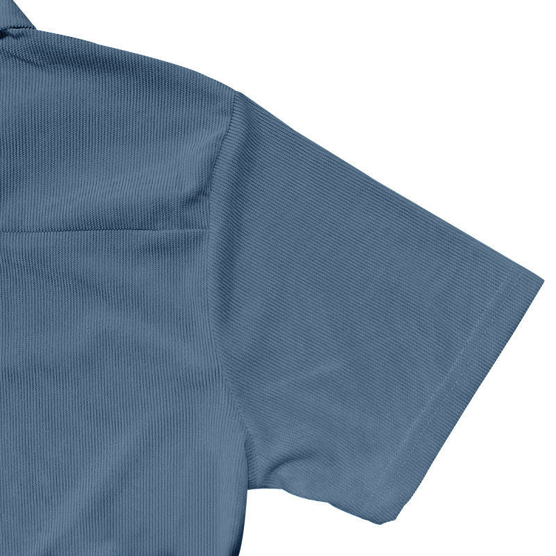 Ensemble pour homme composé d'un haut à col zippé et d'un pantalon à cordon coulissant