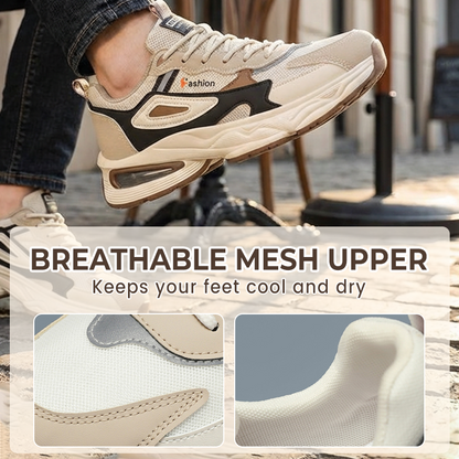Baskets à plateforme épaisses pour hommes avec mesh respirant