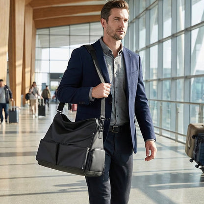 📢📢50 % DE RÉDUCTION !!⏰Sac de voyage imperméable avec compartiment pour chaussures