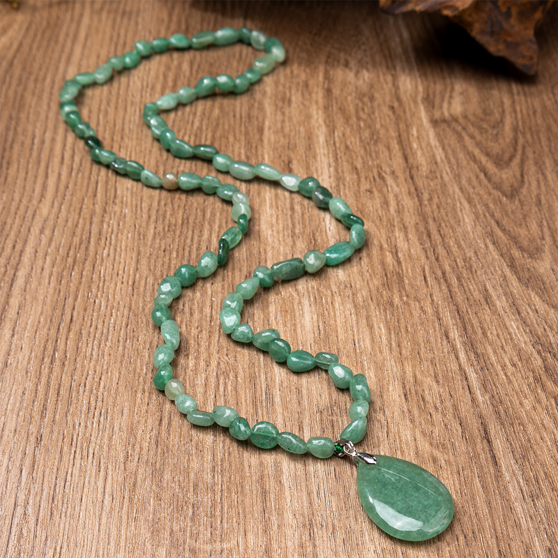📢📢50 % DE RÉDUCTION !!⏰Collier en cristal synthétique avec pendentif en forme de larme