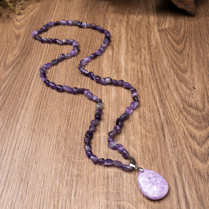 📢📢50 % DE RÉDUCTION !!⏰Collier en cristal synthétique avec pendentif en forme de larme