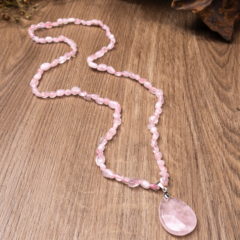 📢📢50 % DE RÉDUCTION !!⏰Collier en cristal synthétique avec pendentif en forme de larme