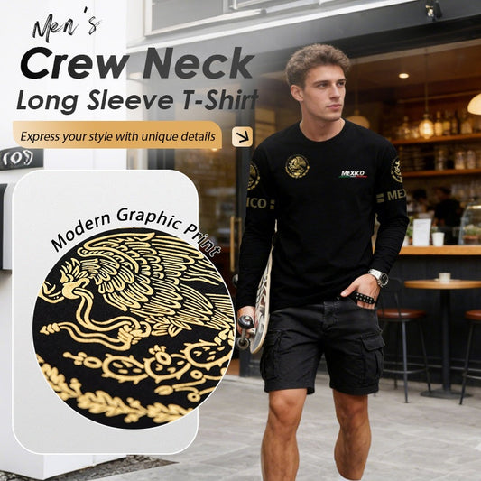 🔈🔈NOUVEAUTÉ 2026 - 60 % DE RÉDUCTION 🔥👔 T-shirt homme à manches longues et col rond