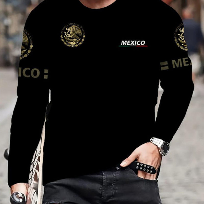 🔈🔈NOUVEAUTÉ 2026 - 60 % DE RÉDUCTION 🔥👔 T-shirt homme à manches longues et col rond