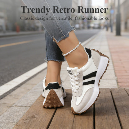 👟 49% DE RÉDUCTION ! ✨ Baskets Épaisses Antidérapantes Décontractées pour Femmes – Confort Toute la Journée, Semelle Amortie & Style Polyvalent 🏃‍♀️