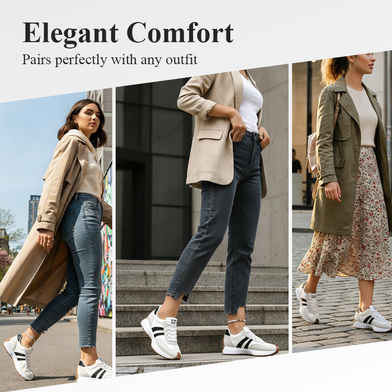 👟 49% DE RÉDUCTION ! ✨ Baskets Épaisses Antidérapantes Décontractées pour Femmes – Confort Toute la Journée, Semelle Amortie & Style Polyvalent 🏃‍♀️