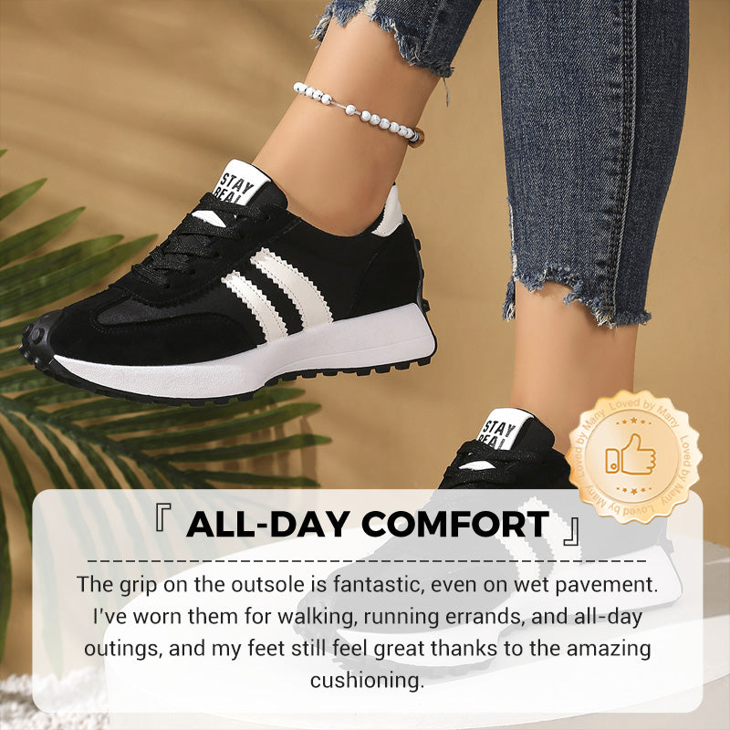 👟 49% DE RÉDUCTION ! ✨ Baskets Épaisses Antidérapantes Décontractées pour Femmes – Confort Toute la Journée, Semelle Amortie & Style Polyvalent 🏃‍♀️