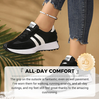 👟 49% DE RÉDUCTION ! ✨ Baskets Épaisses Antidérapantes Décontractées pour Femmes – Confort Toute la Journée, Semelle Amortie & Style Polyvalent 🏃‍♀️