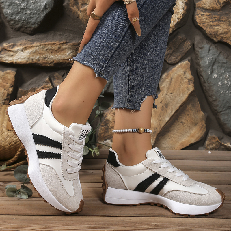 👟 49% DE RÉDUCTION ! ✨ Baskets Épaisses Antidérapantes Décontractées pour Femmes – Confort Toute la Journée, Semelle Amortie & Style Polyvalent 🏃‍♀️