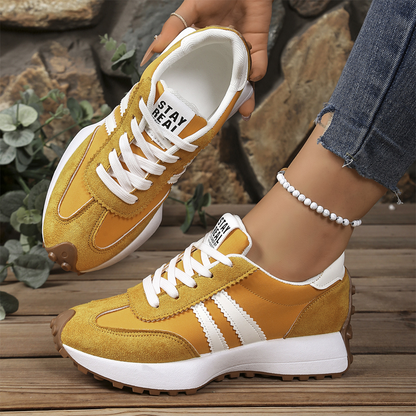 👟 49% DE RÉDUCTION ! ✨ Baskets Épaisses Antidérapantes Décontractées pour Femmes – Confort Toute la Journée, Semelle Amortie & Style Polyvalent 🏃‍♀️