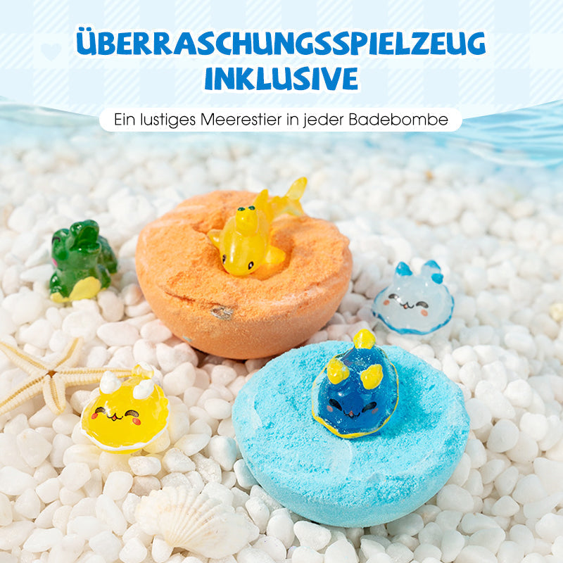 🛁 60 % DE RÉDUCTION | 🌊 Bombes de bain thème océan | 60 g x 12, pour un bain moussant et une idée cadeau amusante ✨