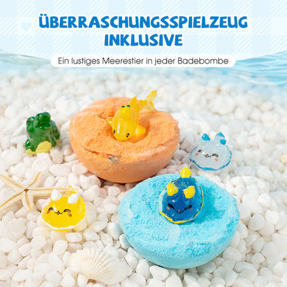 🛁 60 % DE RÉDUCTION | 🌊 Bombes de bain thème océan | 60 g x 12, pour un bain moussant et une idée cadeau amusante ✨