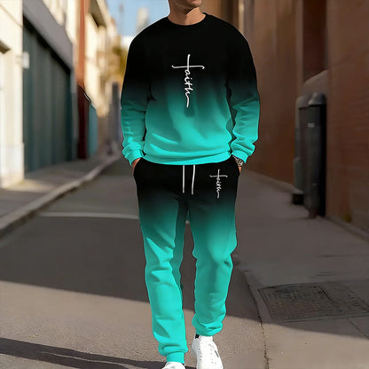 💐50% DE RÉDUCTION ! Survêtement Homme Dégradé – Confort Absolu au Quotidien ☁️😌【Prix Spécial】