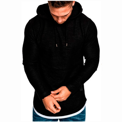👕 60% DE RÉDUCTION! 🔥 Sweat à Capuche Uni à Cordon & Manches Longues – Tissu Doudou, Poches Kangourou & Streetwear Look 🧶