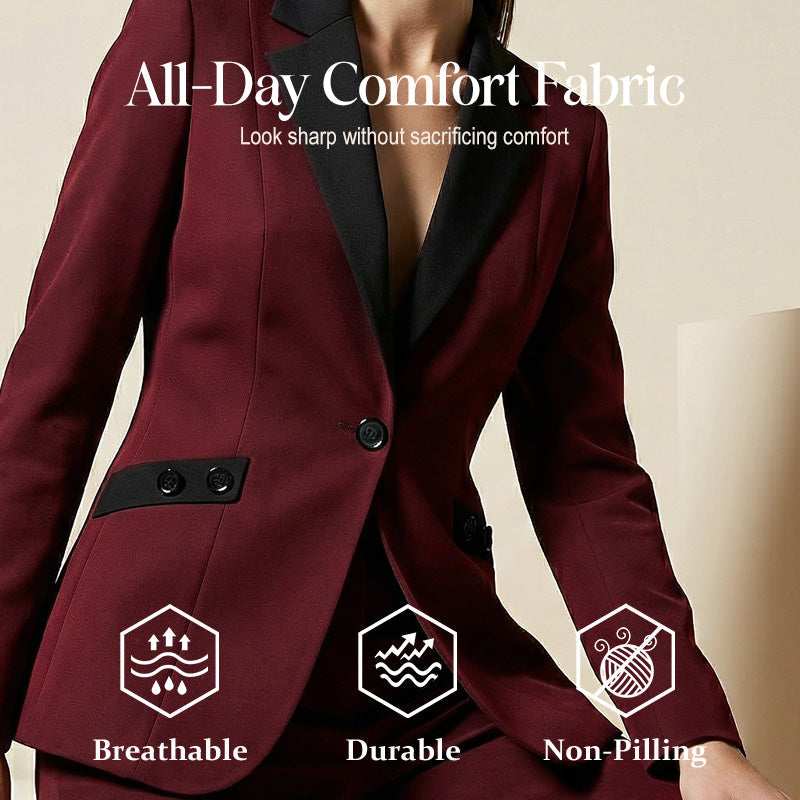 Ensemble costume formel moderne avec pantalon à jambes droites