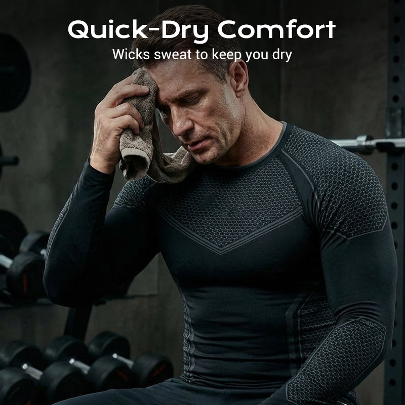 ✨ NOUVEAUTÉ 2026 | Tee-Shirt Manches Longues Respirant | Confort Ultra pour l'Entraînement 🏋️【-60% DE RÉDUCTION】