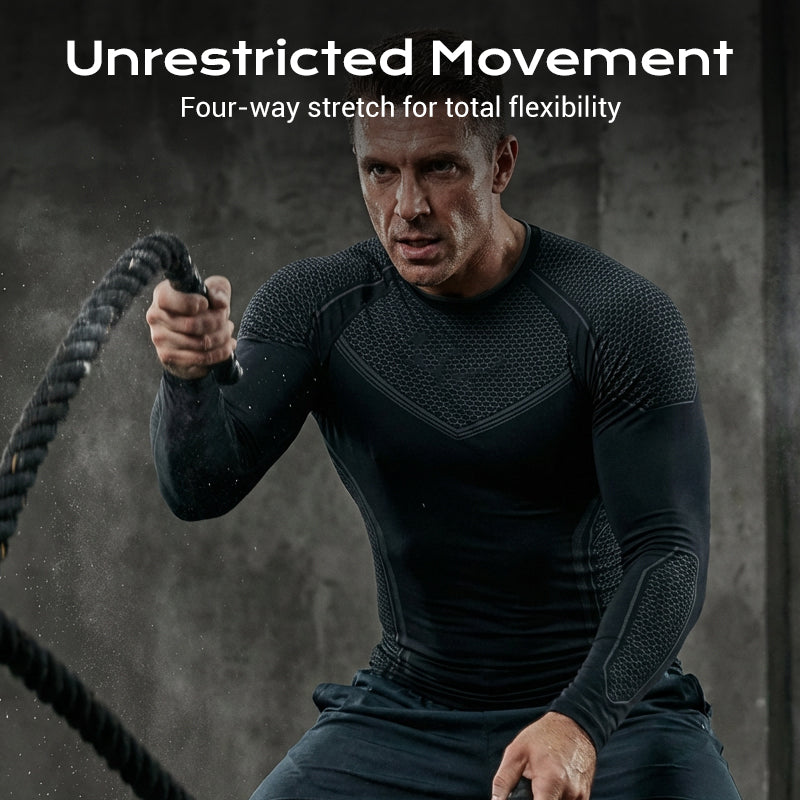 ✨ NOUVEAUTÉ 2026 | Tee-Shirt Manches Longues Respirant | Confort Ultra pour l'Entraînement 🏋️【-60% DE RÉDUCTION】
